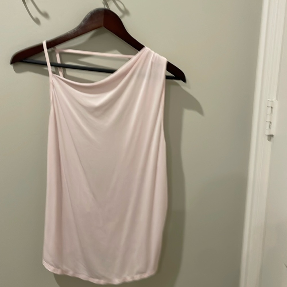 Size 2, light pink, lululemon work out top
